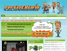 Tablet Screenshot of popgeekheaven.com